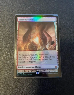 Sacred Foundry + Blood Crypt - MTG - Zendikar Expeditions Foil NM - Image 1