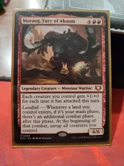 Moraug, Fury of Akoum Commander: Edge of Eternities Regular - Image 1