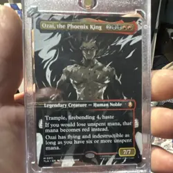 Magic: The Gathering Ozai, the Phoenix King Legendary Creature Avatar Red Black - Image 1