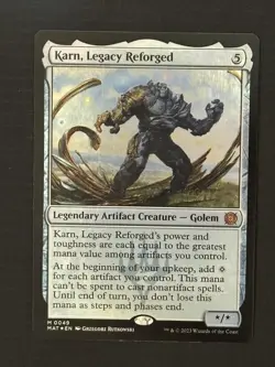 Magic The Gathering Karn, Legacy Reforged March Of The Machine Foil - Image 1