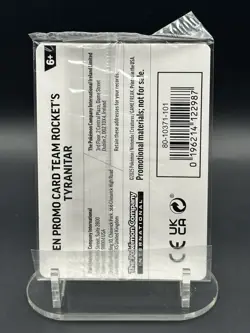 Team Rocket's Tyranitar (Pokemon Center Exclusive) 096/182 SEALED - Image 2