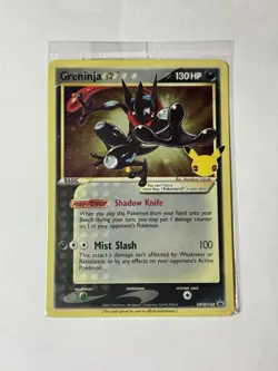 Pokemon Celebrations Greninja SWSH144 Sealed Black Star Promo NM - Image 1