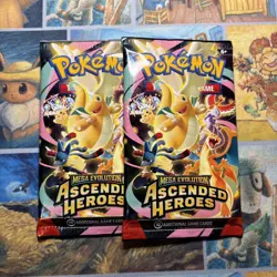2x Pokemon TCG Ascended Heroes Booster Packs - Factory Sealed - Image 1
