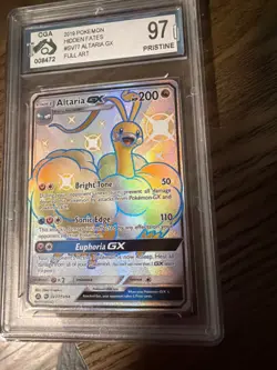 CGA 97 Pristine Pokemon Altaria GX Hidden Fates Shiny Vault SV77/SV94 - Image 1