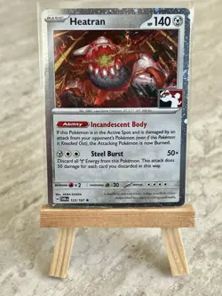 Pokemon TCG Heatran 123/167 Prize Pack Series Cosmos Holo (English) - NM - Image 1