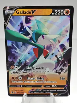 Pokemon Gallade V SWSH258 Sword & Shield Holo Black Star Promo - Image 1