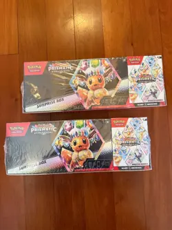 Pokemon Sam’s Club Prismatic Evolutions Booster Bundle + Suprise Box 2 pack. - Image 1
