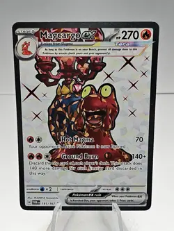 Pokemon TCG Twilight Masquerade Magcargo ex 191/167 Ultra Rare - Image 1