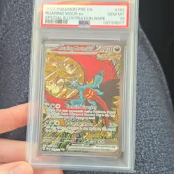 Pokemon Roaring Moon ex 162/131 Prismatic Evolutions Rare Holo PSA 10 - Image 1