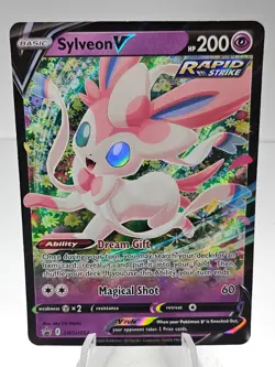 Pokemon Sylveon V SWSH202 Sword Shield Black Star Promo Rare Full Art - #21 - Image 1