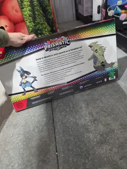 Pokemon TCG: Prismatic Evo Lucario Tyranitar Ex Premium Collection Sealed Box - Image 5