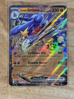 Cynthia's Garchomp ex 104/182 Sv10: Destined Rivals Holo - Pokemon TCG 2025 - Image 1