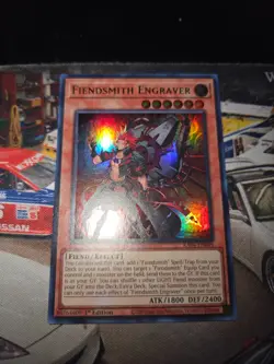 Yu-Gi-Oh! Fiendsmith Engraver (UR) RA04-EN049 Quarter Century Stampede 1st Ed - Image 3