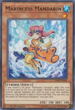 1x (NM) Marincess Mandarin - CHIM-EN002 - Rare - 1st Edition YuGiOh - Image 1