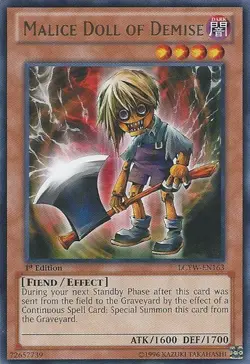 1x (NM) Malice Doll of Demise - LCYW-EN163 - Rare - 1st Edition YuGiOh - Image 1