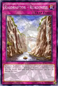 1x (NM) Raidraptor - Readiness - SP15-EN050 - Shatterfoil - 1st Edition YuGiOh - Image 1