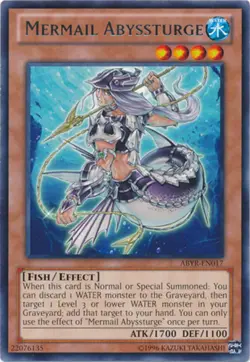 1x (LP) Mermail Abyssturge - ABYR-EN017 - Rare - Unlimited Edition YuGiOh - Image 1