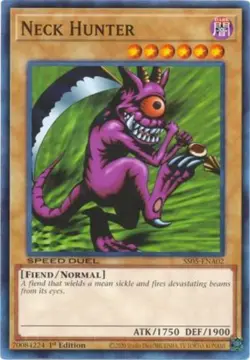 1x (NM) Neck Hunter - SS05-ENA02 - Common - 1st Edition YuGiOh - Image 1