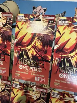 One Piece TCG PRB-02 Sleeved Pack Lot Of 10 English Premium Best Vol 2 Blister - Image 2