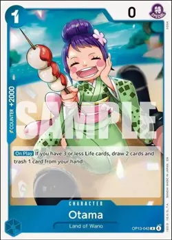 Otama OP13-043 Carrying On His Will One Piece Card Game Rare NM - Image 1