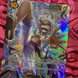 Monkey D. Luffy ONE PIECE GOD MODE Anime Holo Girl ACG Waifu Card Laugh - Image 2