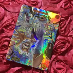 Monkey D. Luffy ONE PIECE GOD MODE Anime Holo Girl ACG Waifu Card Laugh - Image 3
