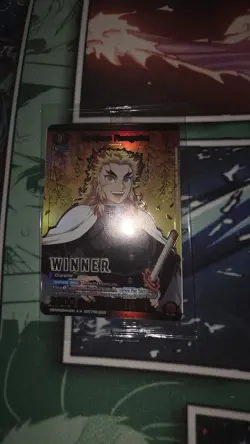 SEALED Kyojuro Rengoku WINNER Promo UEPR/KMY-1-089 Union Arena Demon Slayer - Image 1