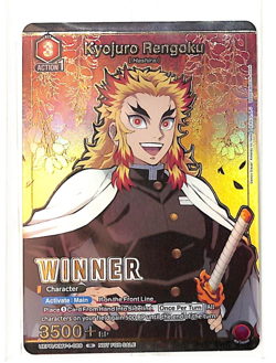 2025 UNION ARENA WINNER PROMO KMY-1-089 KYOJURO RENGOKU SEALED - Image 1