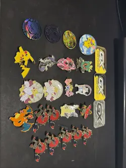 Official Pokemon Assorted Pins Lot Of 19 - Image 1
