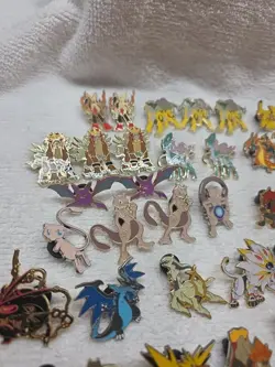 Pokemon Collectors Pins Huge Lot Of 53, Some Are Doubles! - Image 2