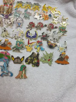 Pokemon Collectors Pins Huge Lot Of 53, Some Are Doubles! - Image 4