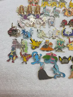 Pokemon Collectors Pins Huge Lot Of 53, Some Are Doubles! - Image 5