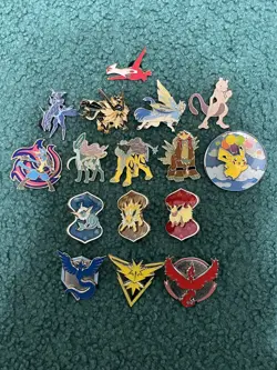 Official Pokemon Collector Pin Lot Of 16 - Image 1