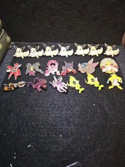 pokemon official pins Lot Of 19 Pins Free Shipping Next Day - Image 1