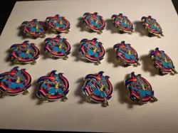 Lucario VSTAR Pin Lot of 14 Official Pokemon Collector's Pins 2022 - Image 1