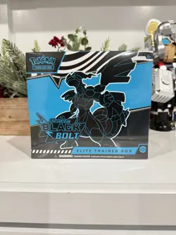 Factory Sealed New POKEMON TCG S&V Black Bolt ETB ELITE TRAINER BOX - Image 1
