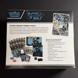 Pokemon TCG Black Bolt Pokemon Center Elite Trainer Box ETB Factory Sealed - Image 3