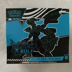 Pokemon TCG Scarlet & Violet Black Bolt Elite Trainer Box ETB FACTORY SEALED - Image 1