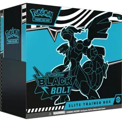 Pokemon TCG: Scarlet & Violet - BLACK BOLT Elite Trainer Box FACTORY SEALED ETB - Image 1