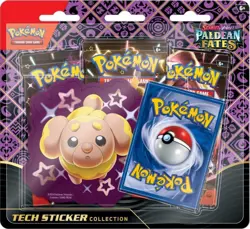 Pokemon - TCG - Scarlet & Violet 4.5 Paldean Fates Tech Sticker Blister - Image 2