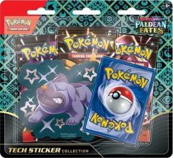 Pokemon - TCG - Scarlet & Violet 4.5 Paldean Fates Tech Sticker Blister - Image 4