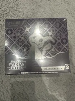 ✨ Pokemon Paldean Fates Elite Trainer Box ETB Mimikyu Pokemon TCG New Sealed UK - Image 1