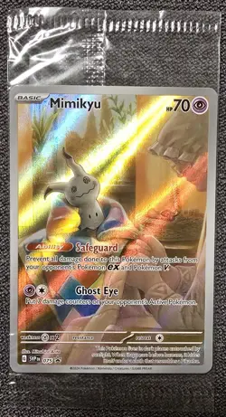 Pokemon TCG - Mimikyu - SVP 075 Paldean Fates ETB Promo - SEALED - Image 1