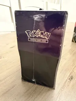 Pokemon Paldean Fates ETB Mimikyu Pokemon TCG New Sealed Small Tear in Shrink - Image 4
