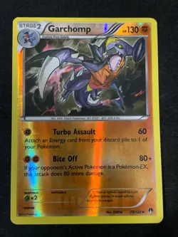 Pokemon TCG Garchomp 70/122 Reverse Holo Rare XY Breakpoint NM - Image 1