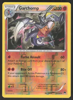Garchomp 70/122 Reverse Holo Rare Pokemon TCG XY BREAKpoint LP - Image 1