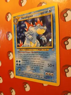 Pokemon TCG Feraligatr Neo Genesis Holo Unlimited Rare Card 4/111 - Image 5