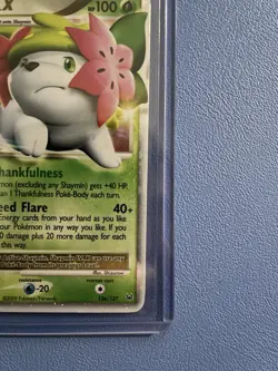 Shaymin lv. X 126/127 Rare Holo Platinum Set Pokemon Card LP - Image 4