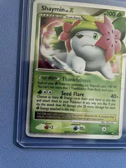 Shaymin lv. X 126/127 Rare Holo Platinum Set Pokemon Card LP - Image 5