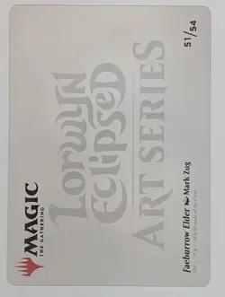 (Normal) Faeburrow Elder Art Card (Gold-Stamped Signature) (51) Art Series: Lorw - Image 2